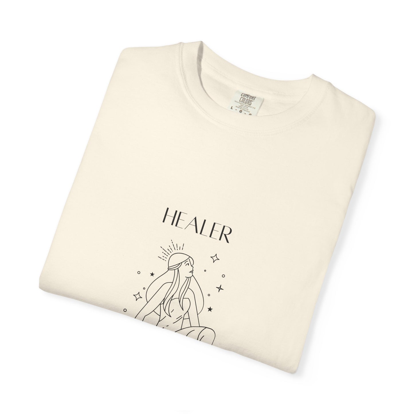 Healer Unisex Garment-Dyed T-Shirt – Spiritual Vibes & Comfort