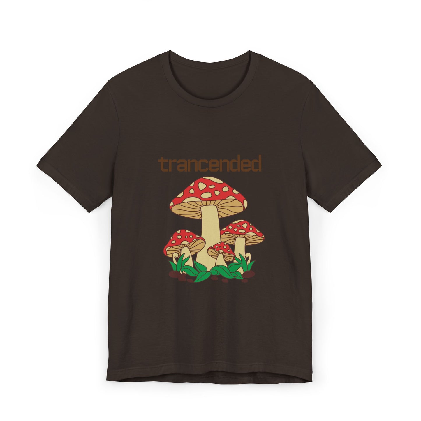 Trancended Mushroom Unisex Jersey T-Shirt - Nature Lovers Tee