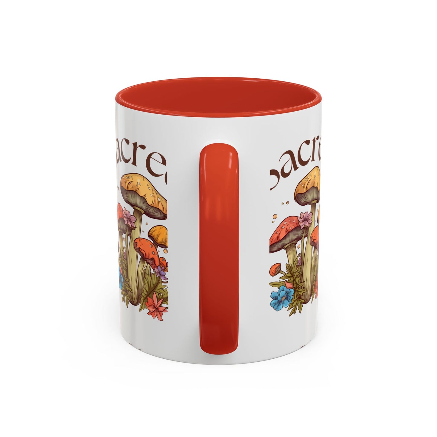 Sacred Mushrooms Coffee Mug | Boho Aesthetic Beverage Cup, Gift for Nature Lovers, Eco-Friendly Drinkware, Farmhouse Decor, Tea Mug