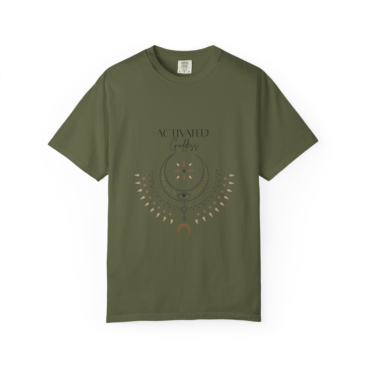 Activated Goddess Unisex Garment-Dyed T-Shirt - Spiritual Boho Style Tee
