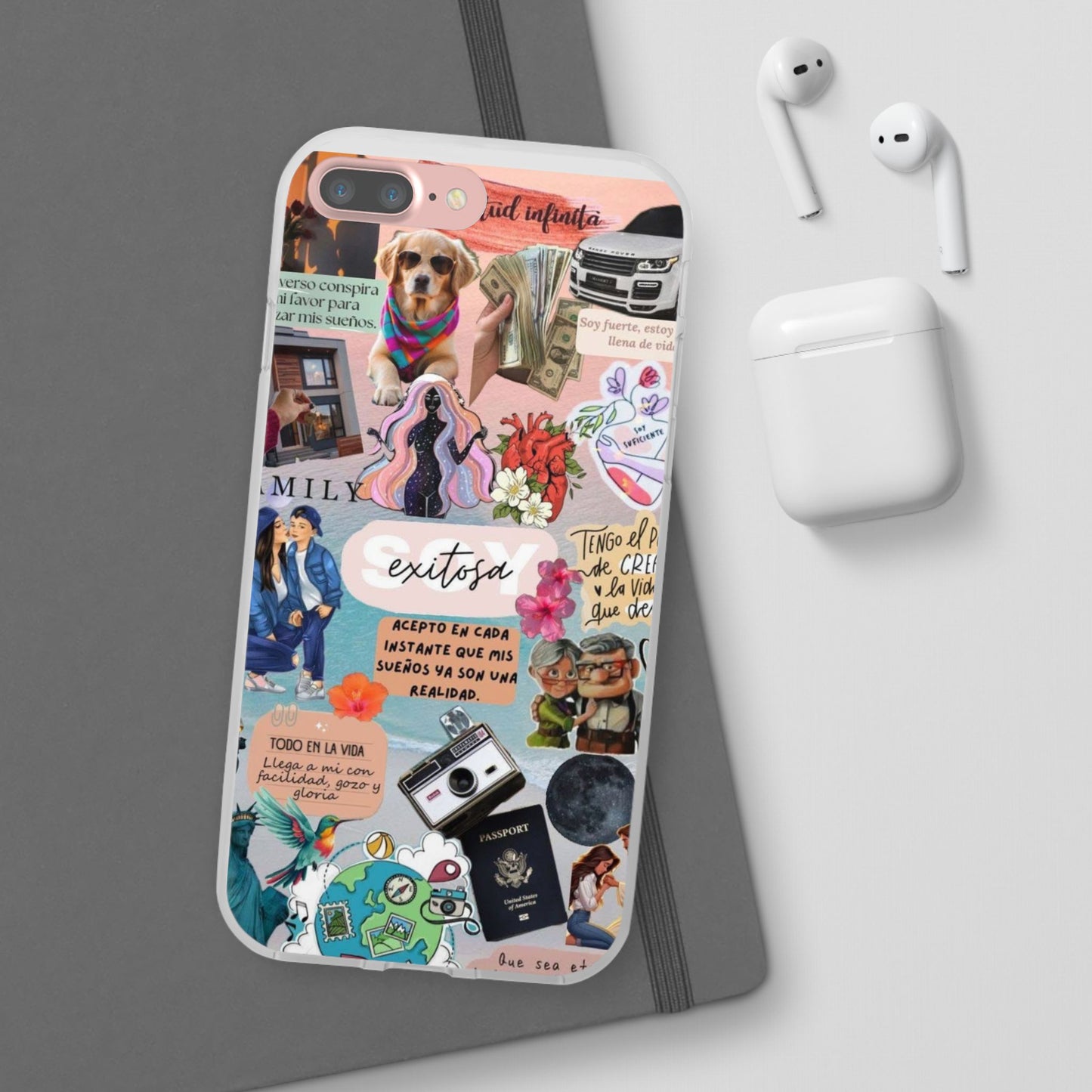 Colorful Inspirational Phone Case, Motivational iPhone Cover, Fun Phone Accessory, Unique Gift for Creative Souls, Flexible Cases for [...]