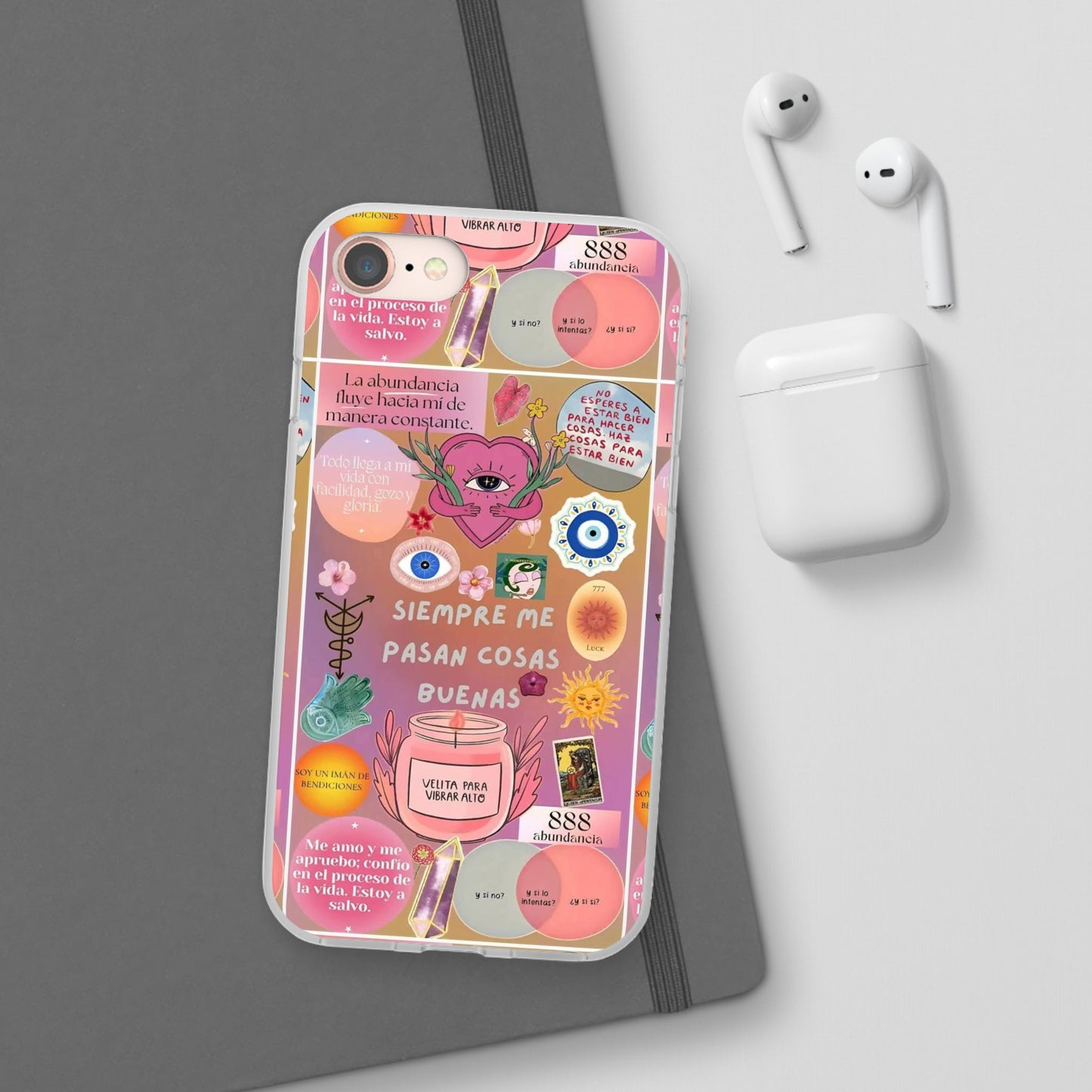 Colorful Affirmation Phone Cases, Positive Vibe Cases for iPhone, Flexible Phone Protection, Unique Gifts for Friends