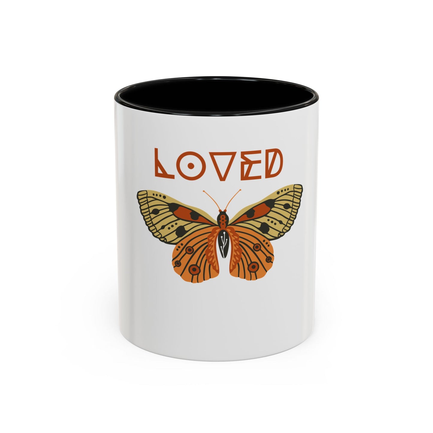 Butterfly Loved Coffee Mug - Perfect Gift for Nature Lovers, Motivational Mug, Inspirational Kitchen Decor, Birthday Present, Everyday Use