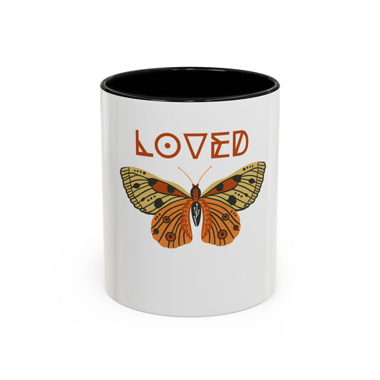 Butterfly Loved Coffee Mug - Perfect Gift for Nature Lovers, Motivational Mug, Inspirational Kitchen Decor, Birthday Present, Everyday Use