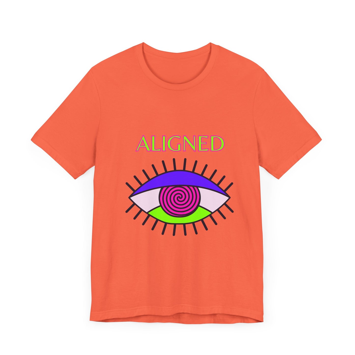 Aligned Eye Unisex Jersey Tee - Positive Vibes T-Shirt