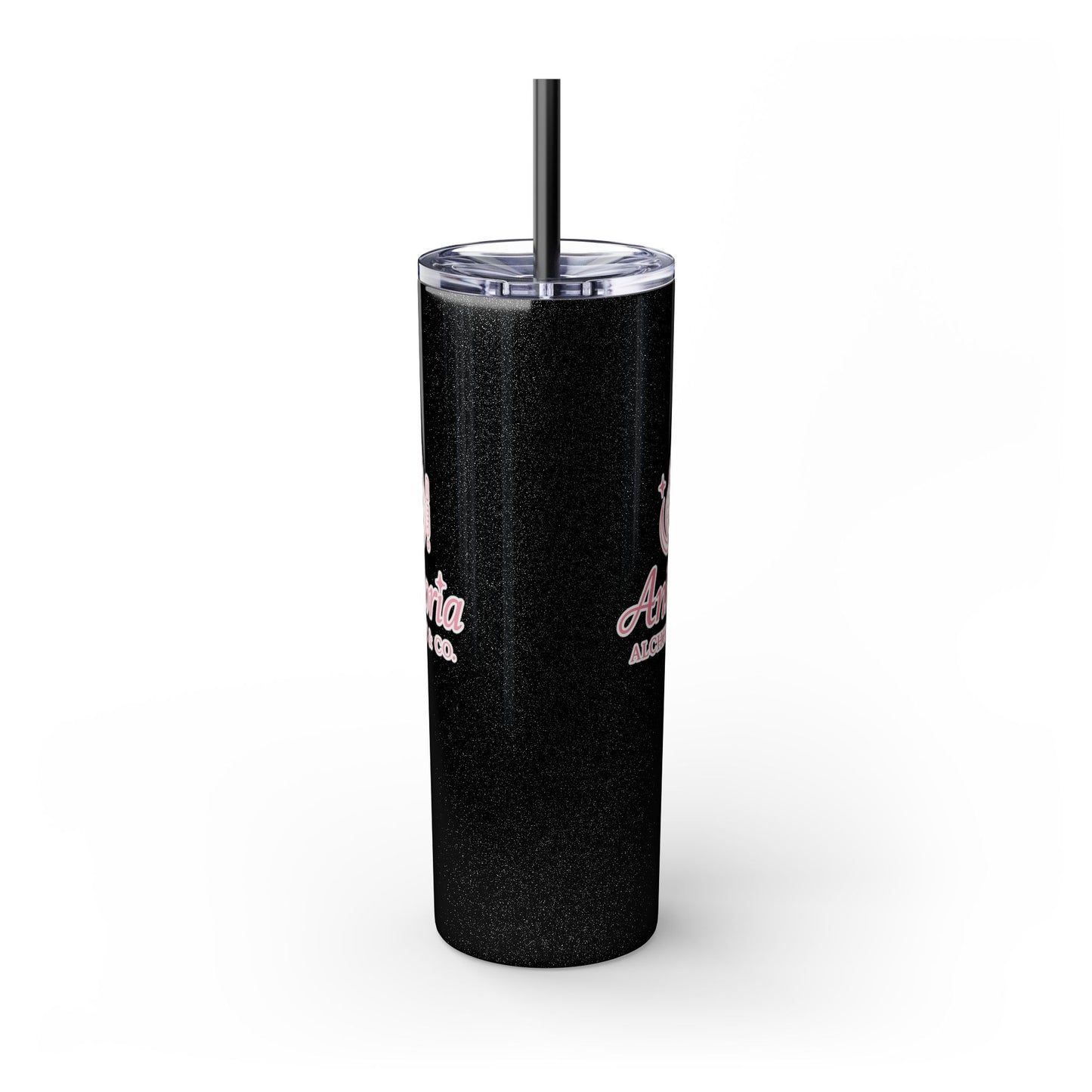 Ankoria signature collection Elegant Custom Skinny Tumbler with Straw | 20oz - Perfect for Every Occasion