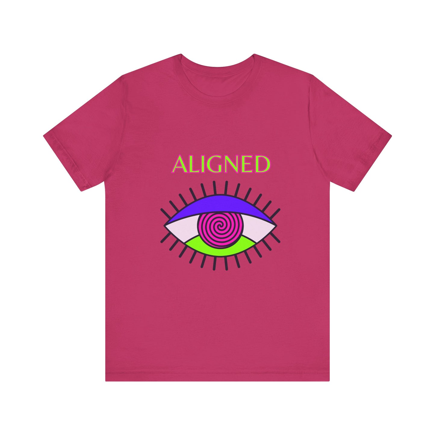 Aligned Eye Unisex Jersey Tee - Positive Vibes T-Shirt
