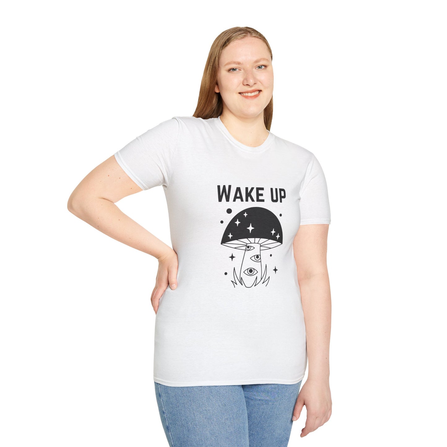 Wake Up Unisex Softstyle T-Shirt - Stylish and Comfy Tee for Daily Inspiration