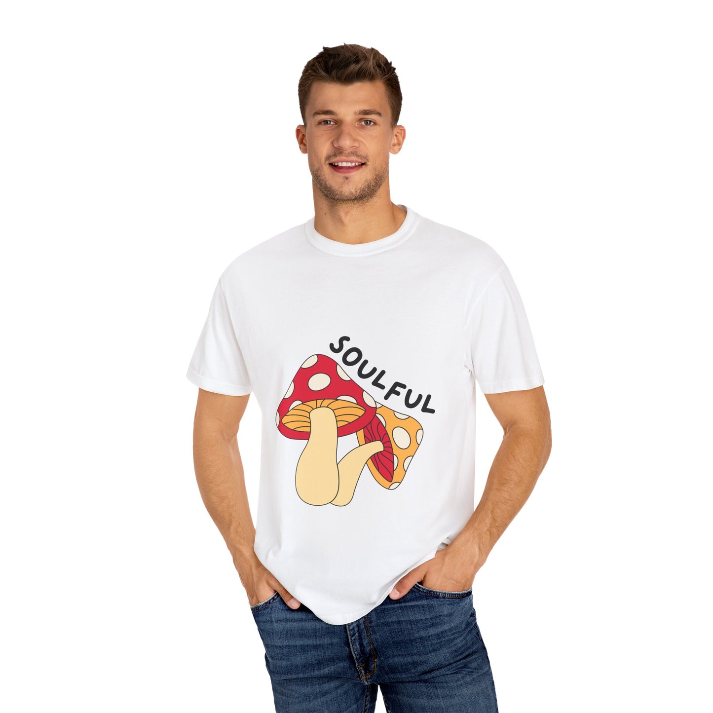Soulful Mushroom Unisex T-shirt - Eye-catching, Comfortable Casual Wear