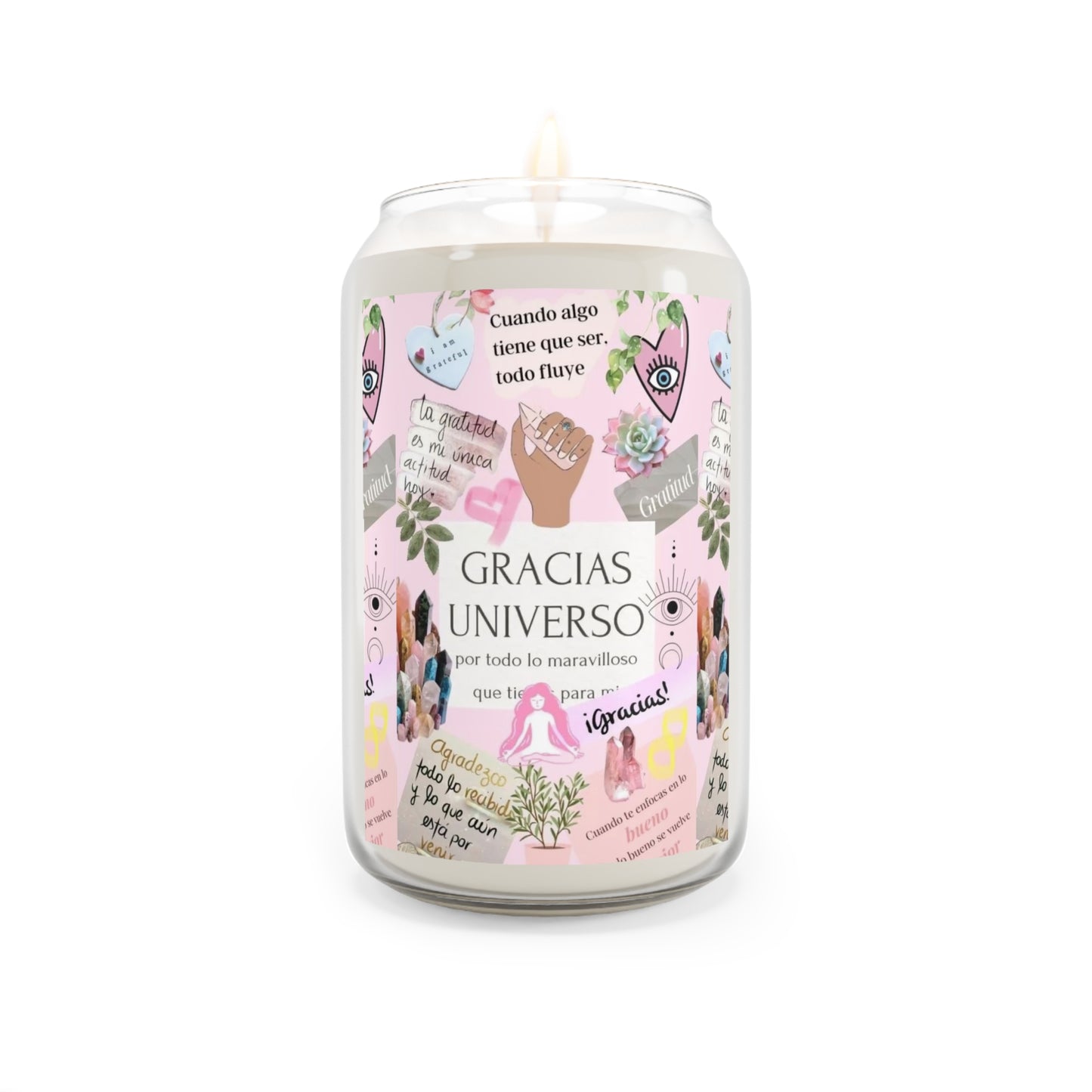 Gratitude Scented Candle, Mindfulness Gift, Spa Candle, Home Decor, Affirmation Candle, Self-Care Treat