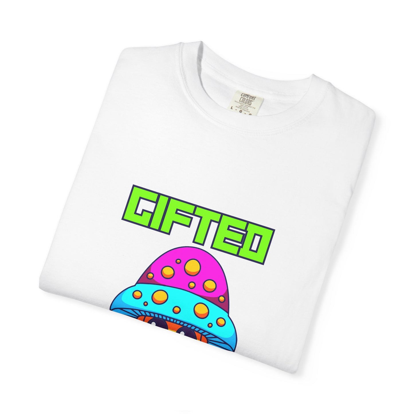 Gifted Mushroom T-Shirt - Colorful Unisex Garment-Dyed Tee
