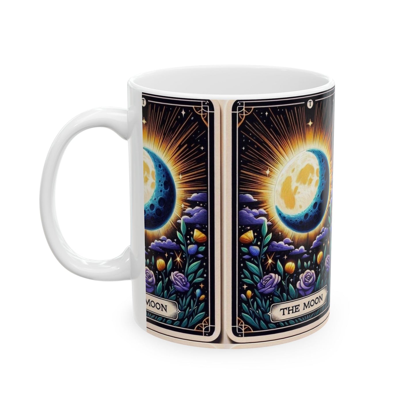 Celestial The Moon Ceramic Mug | Perfect for Coffee Lovers, Astrology Gifts, Tea Drinkers, Home Decor, Birthday Present