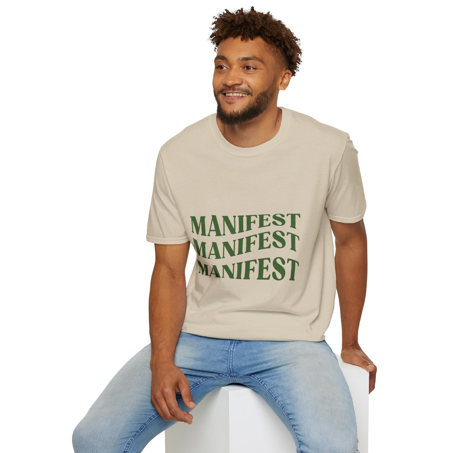 Manifest Softstyle Unisex T-Shirt - Positive Vibes for Everyday Wear