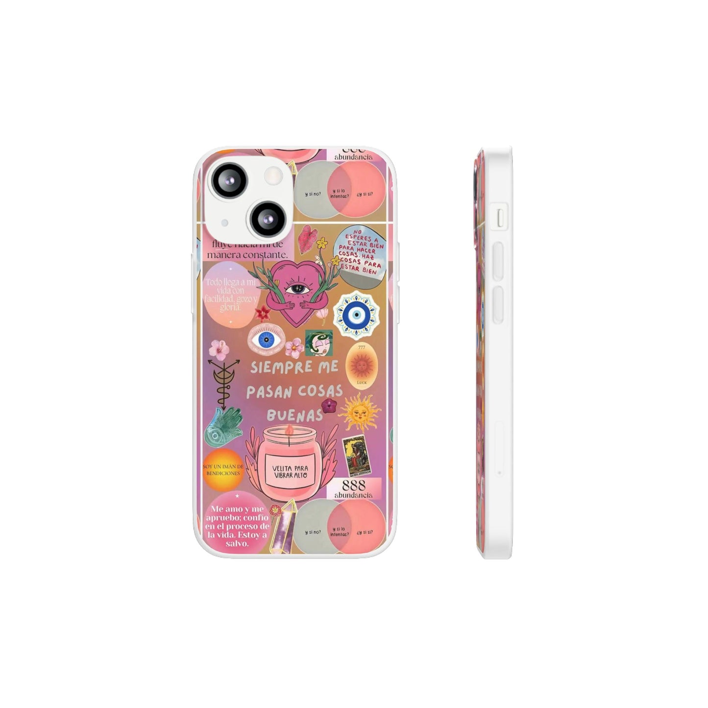 Colorful Affirmation Phone Cases, Positive Vibe Cases for iPhone, Flexible Phone Protection, Unique Gifts for Friends