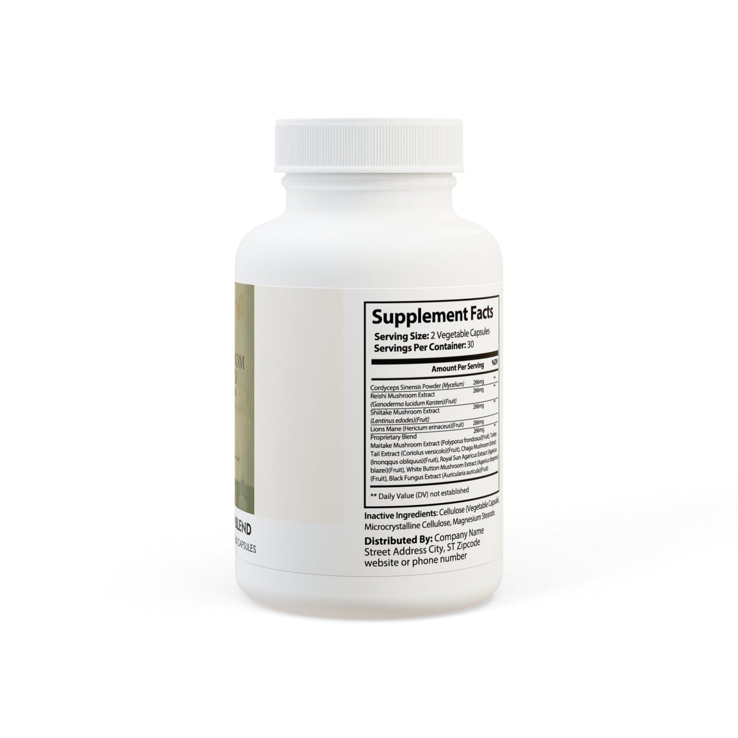 The Feminine Elixirs | Mushroom Blend – Earth Medicine Edition  Theme: Grounded Light, Earth Intelligence, and Divine Connection(60 Capsules)