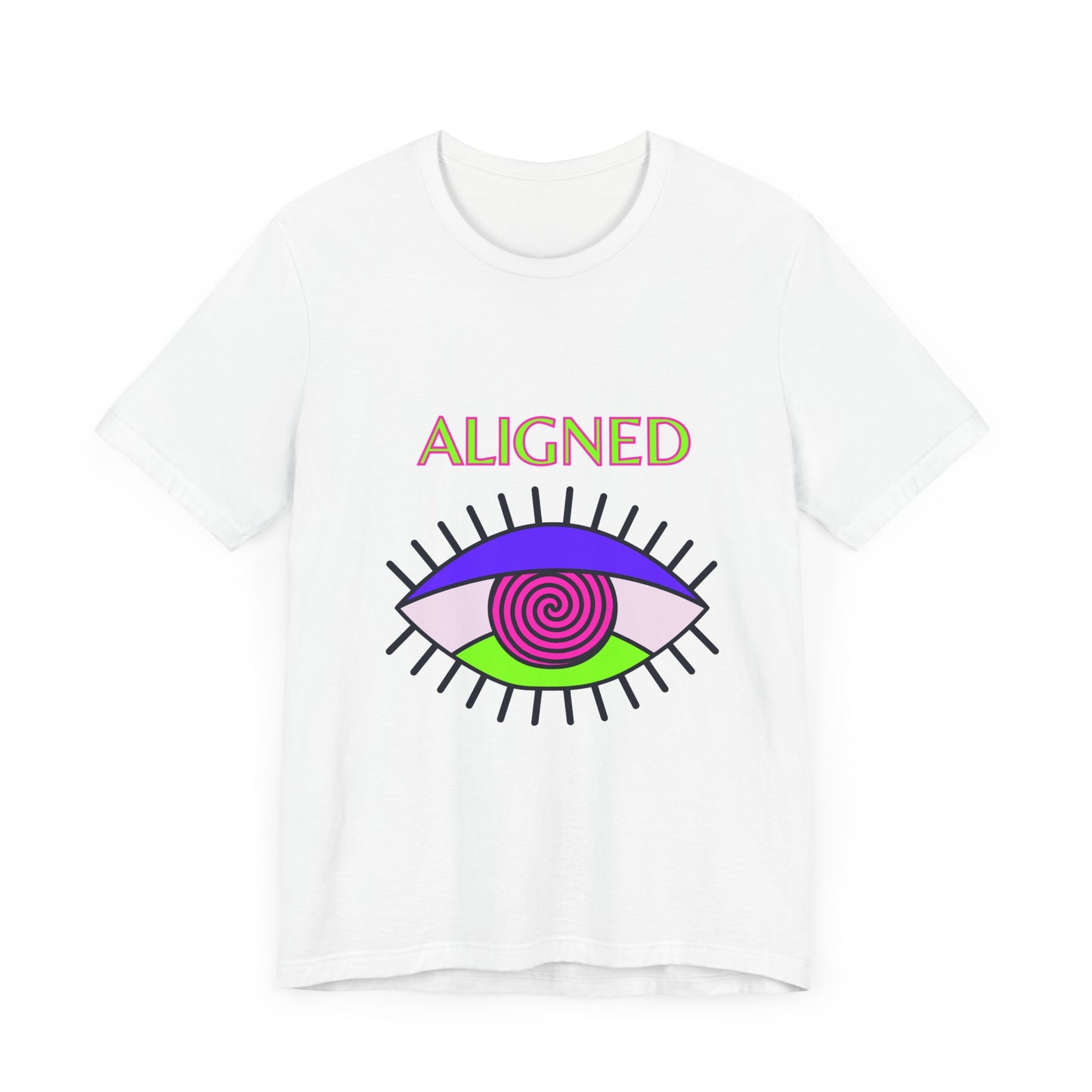Aligned Eye Unisex Jersey Tee - Positive Vibes T-Shirt