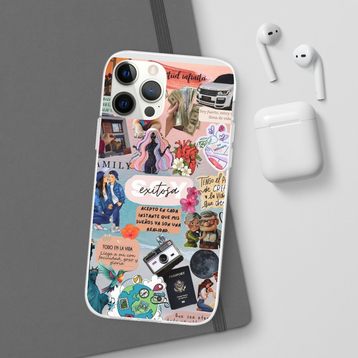 Colorful Inspirational Phone Case, Motivational iPhone Cover, Fun Phone Accessory, Unique Gift for Creative Souls, Flexible Cases for [...]