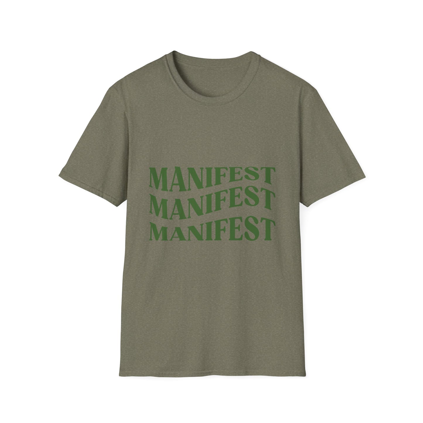 Manifest Softstyle Unisex T-Shirt - Positive Vibes for Everyday Wear