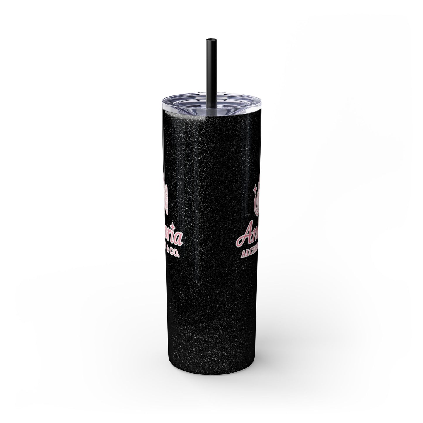 Ankoria signature collection Elegant Custom Skinny Tumbler with Straw | 20oz - Perfect for Every Occasion
