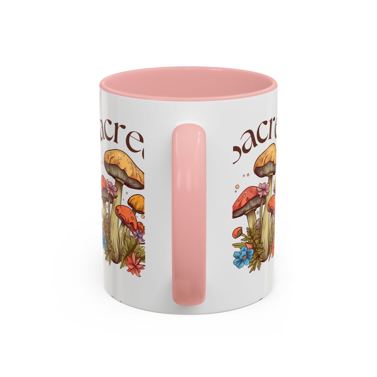 Sacred Mushrooms Coffee Mug | Boho Aesthetic Beverage Cup, Gift for Nature Lovers, Eco-Friendly Drinkware, Farmhouse Decor, Tea Mug