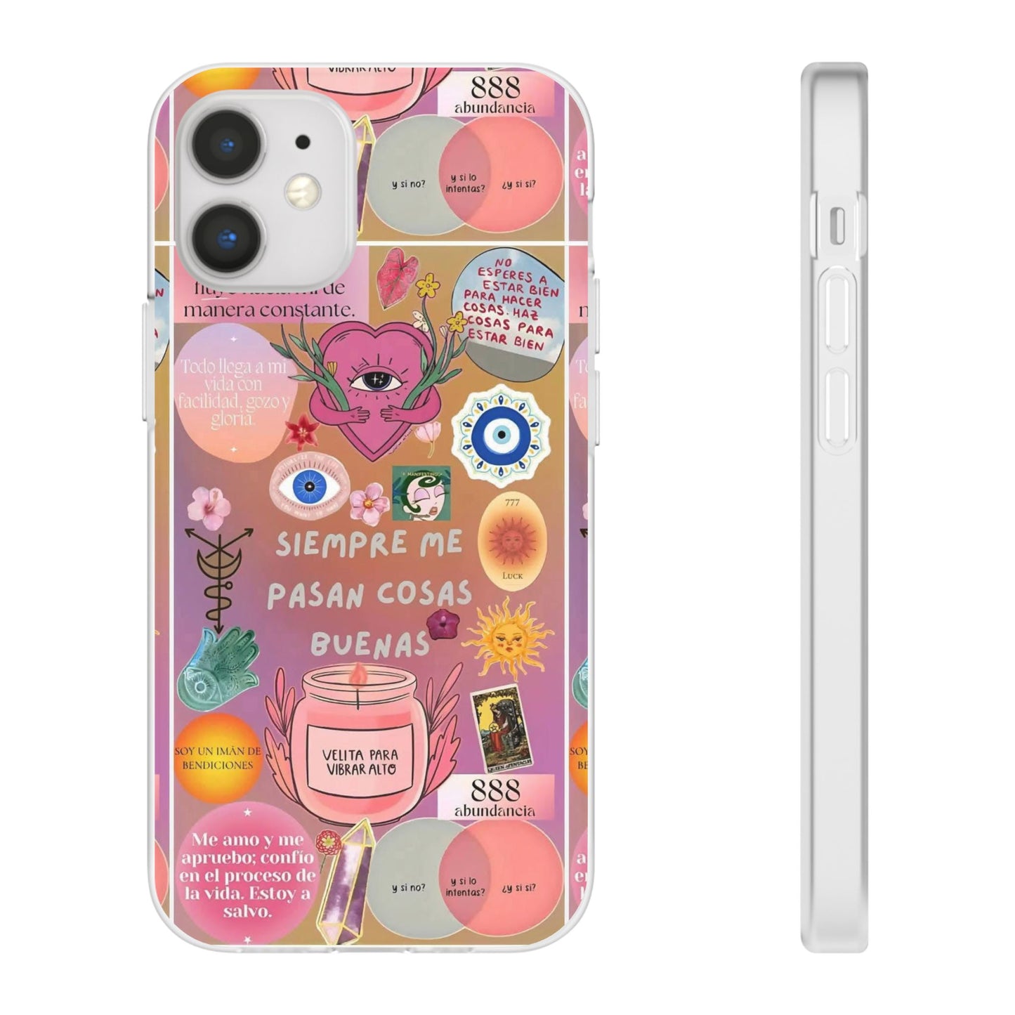 Colorful Affirmation Phone Cases, Positive Vibe Cases for iPhone, Flexible Phone Protection, Unique Gifts for Friends