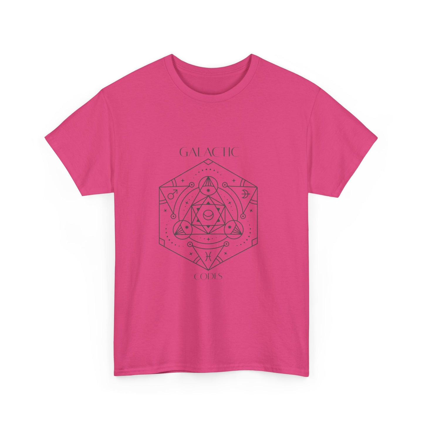 Galactic Cosmic Unisex Heavy Cotton Tee - Astrological Design