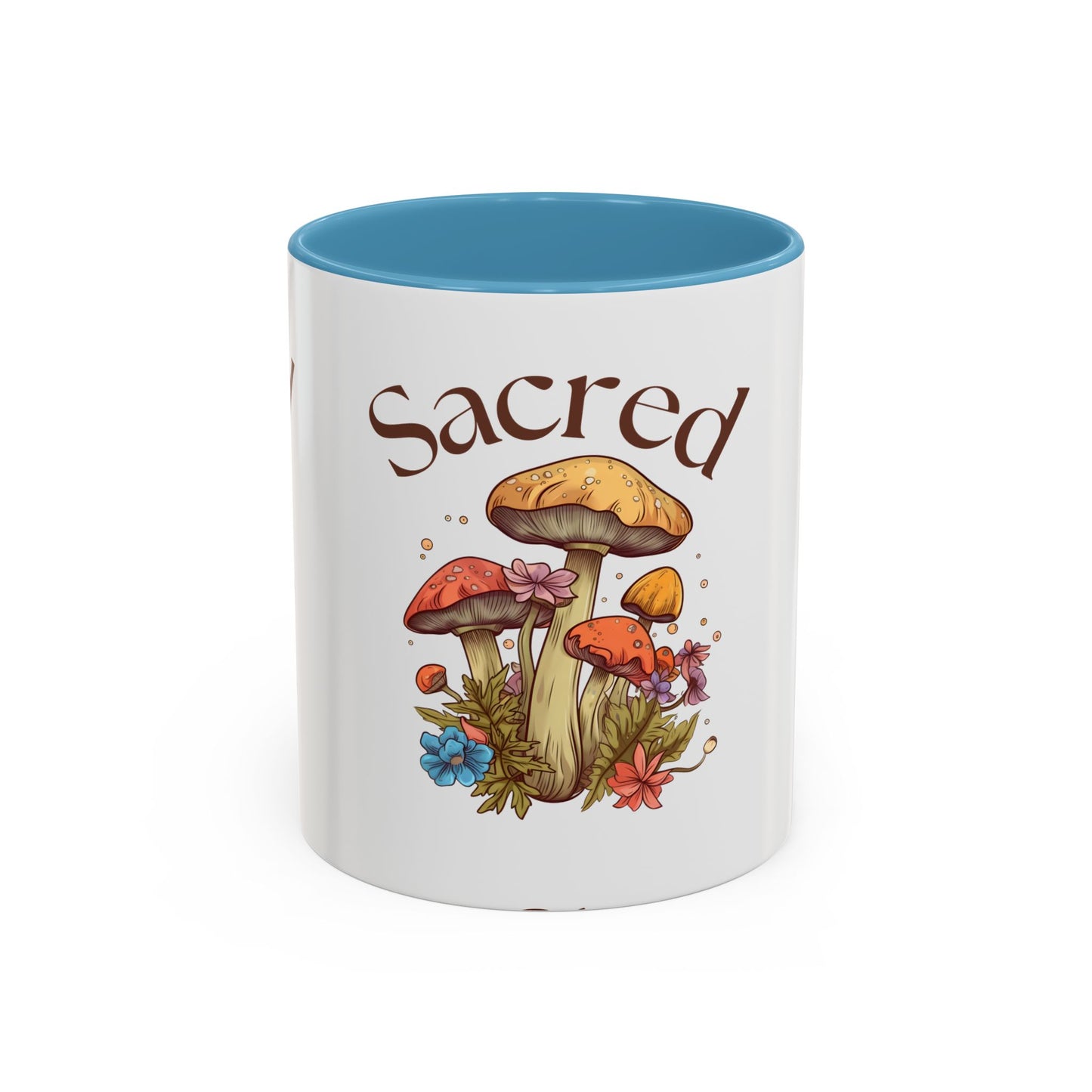 Sacred Mushrooms Coffee Mug | Boho Aesthetic Beverage Cup, Gift for Nature Lovers, Eco-Friendly Drinkware, Farmhouse Decor, Tea Mug