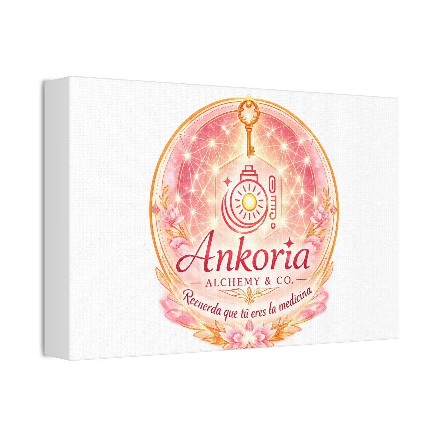 Canvas Wall Art — "Ankoria Alchemy & Co." Inspirational Spanish Quote Print