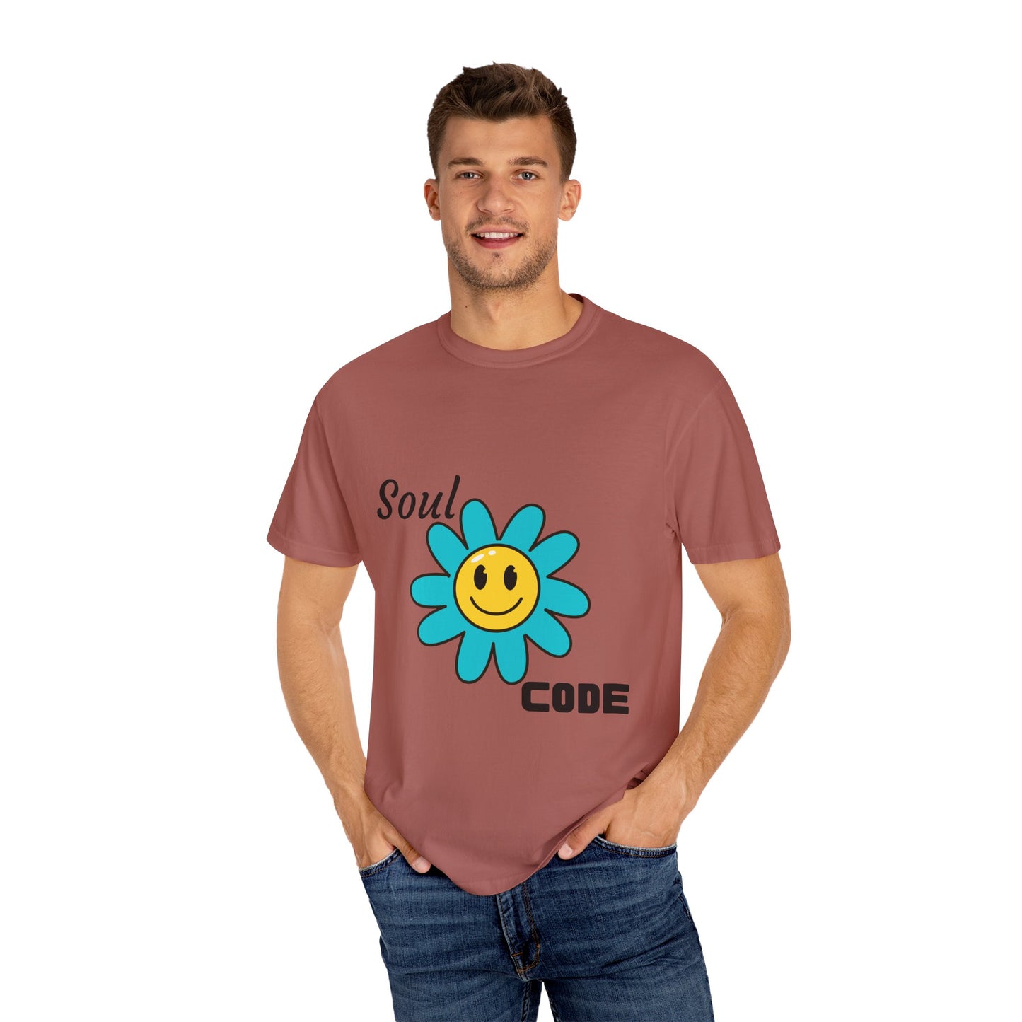 Soul Code Smiley Flower Unisex T-Shirt
