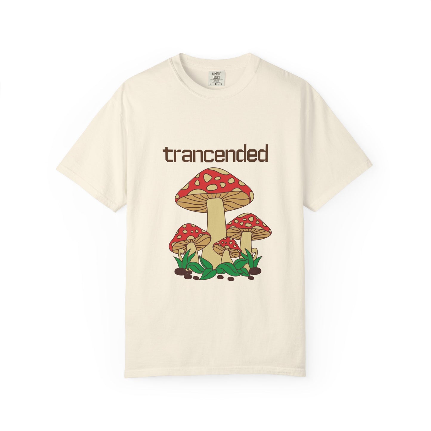 Trancended Mushroom Unisex Garment-Dyed T-Shirt