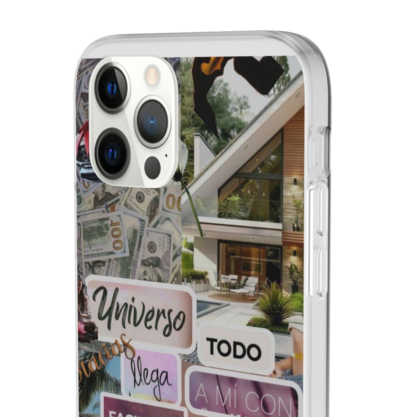 Vibrant Flexi Phone Case with Inspirational Quotes, Bohemian Style, Perfect Gift for Friends, Travelers, Birthdays, Everyday Use