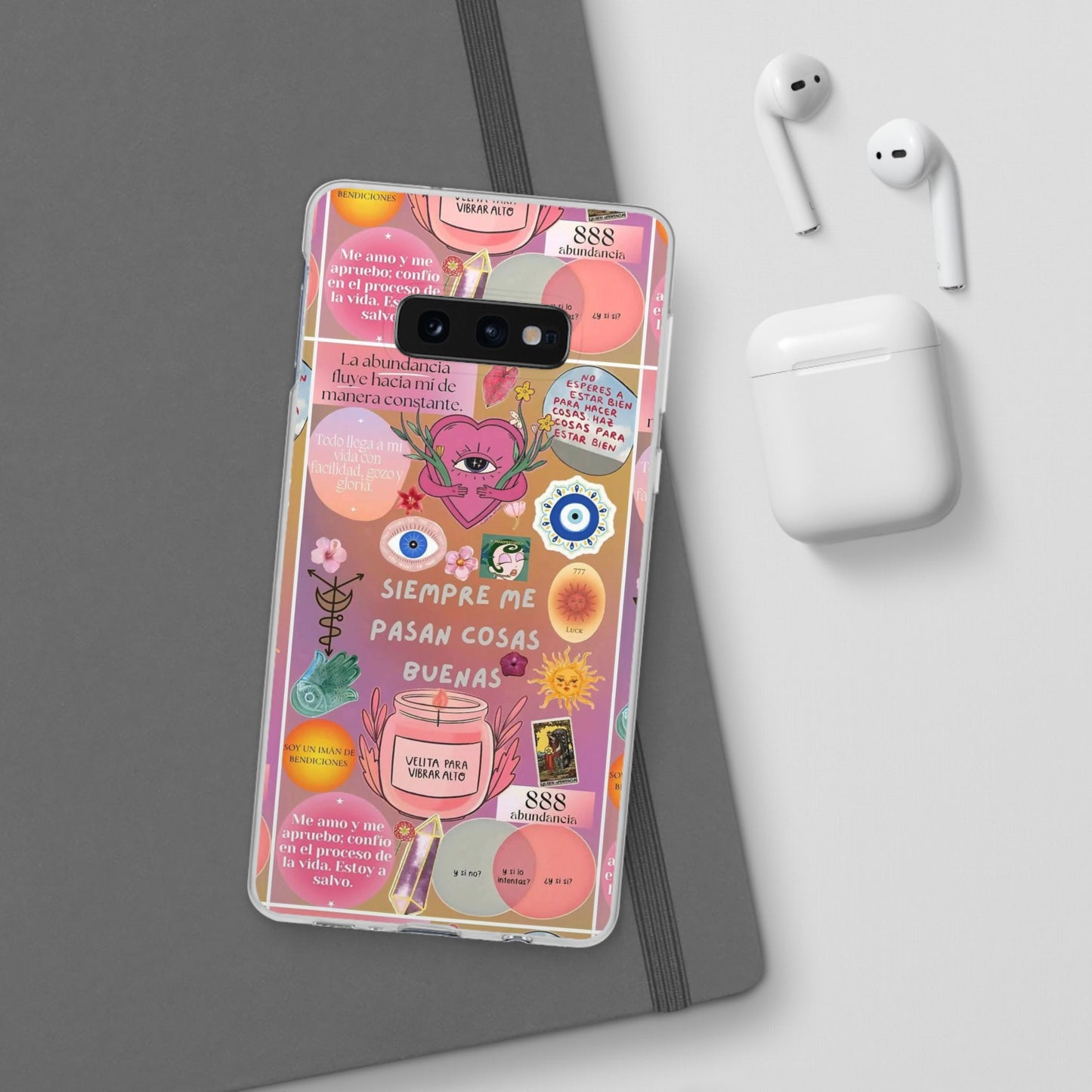Colorful Affirmation Phone Cases, Positive Vibe Cases for iPhone, Flexible Phone Protection, Unique Gifts for Friends