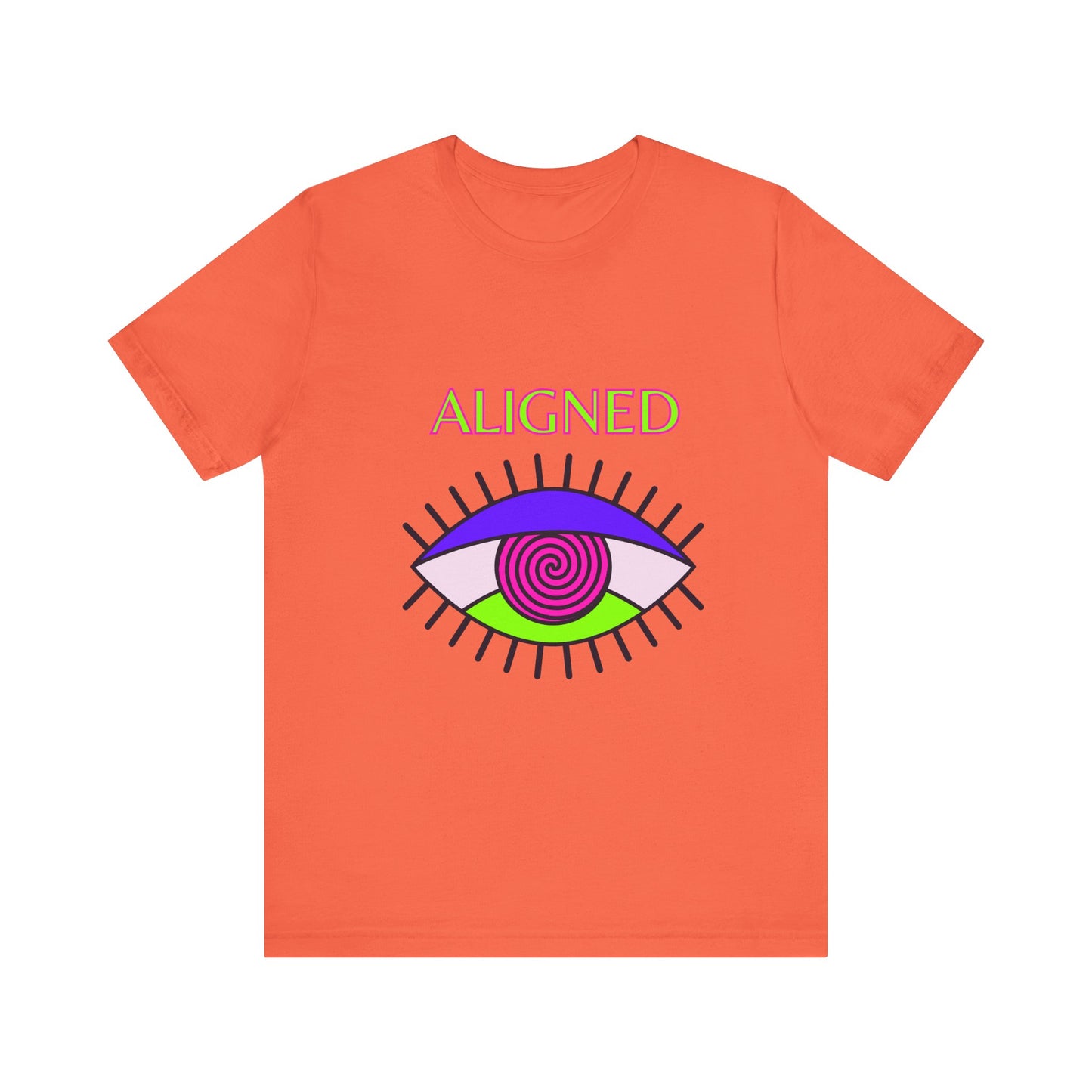 Aligned Eye Unisex Jersey Tee - Positive Vibes T-Shirt