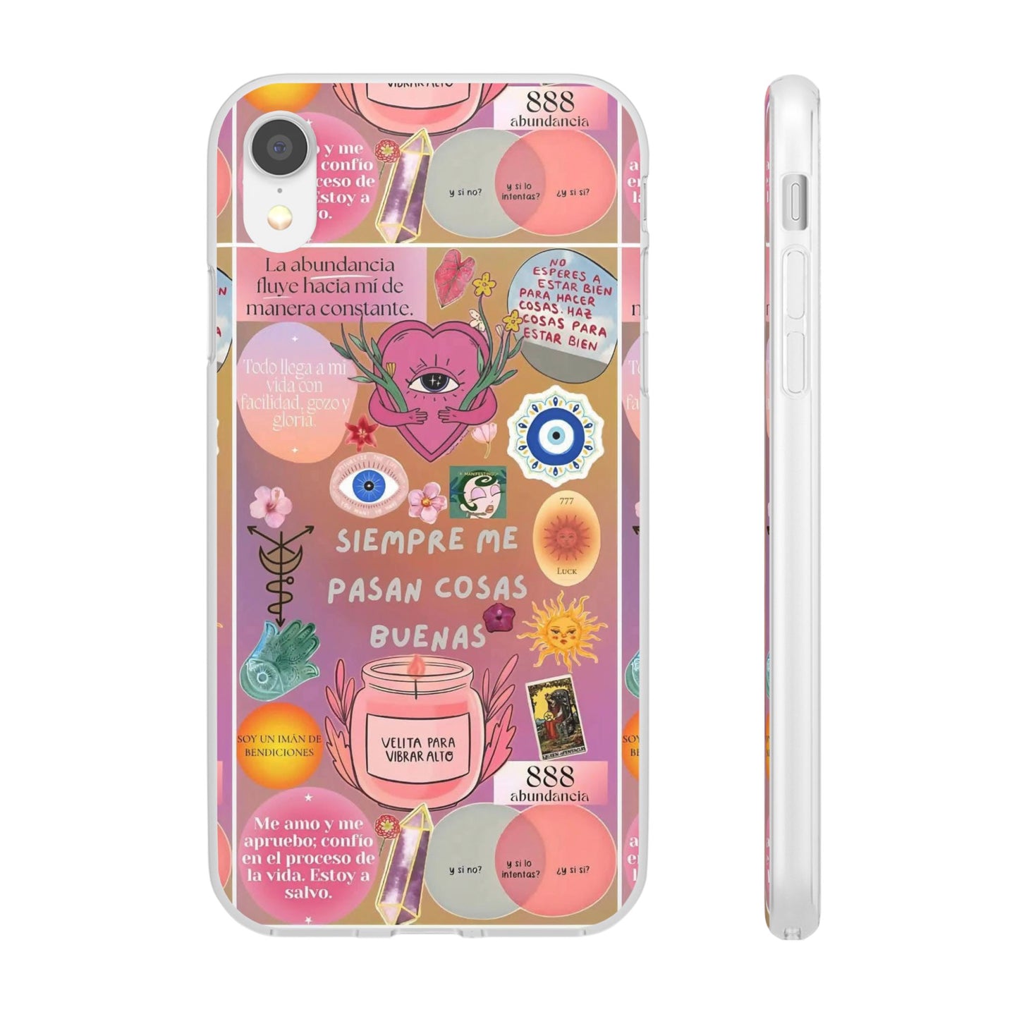 Colorful Affirmation Phone Cases, Positive Vibe Cases for iPhone, Flexible Phone Protection, Unique Gifts for Friends