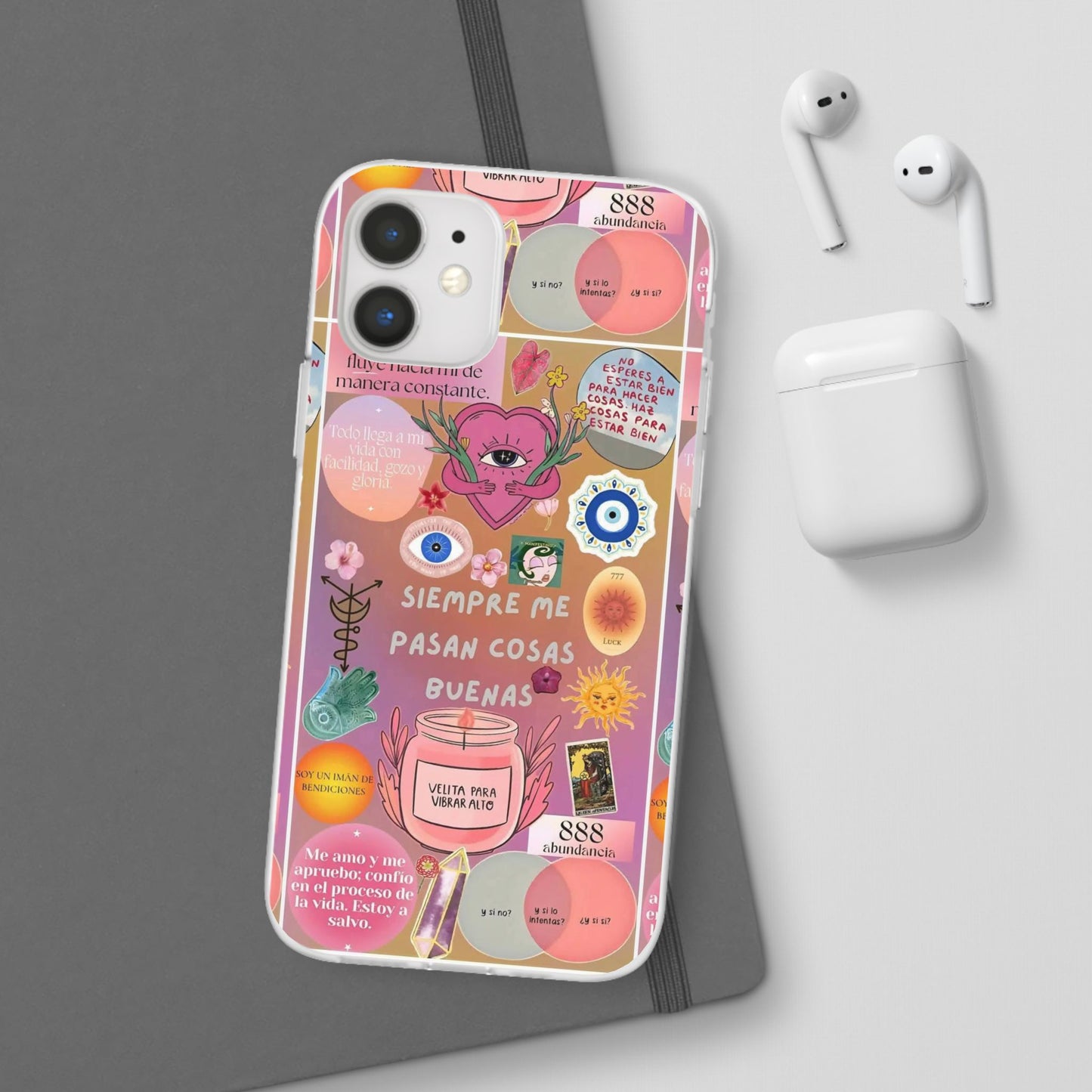 Colorful Affirmation Phone Cases, Positive Vibe Cases for iPhone, Flexible Phone Protection, Unique Gifts for Friends