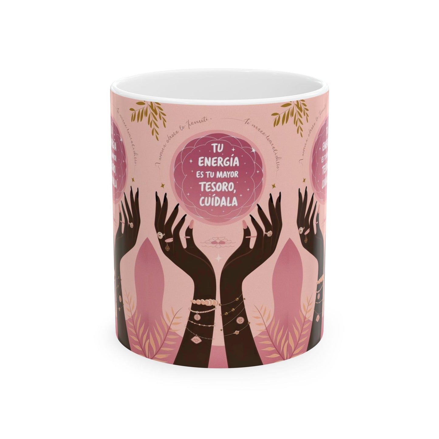 Empowering Ceramic Mug for Self-Care Moments, Inspirational Gift for Friends, Motivational Tea or Coffee Cup, Home Decor, Wellness Reminder