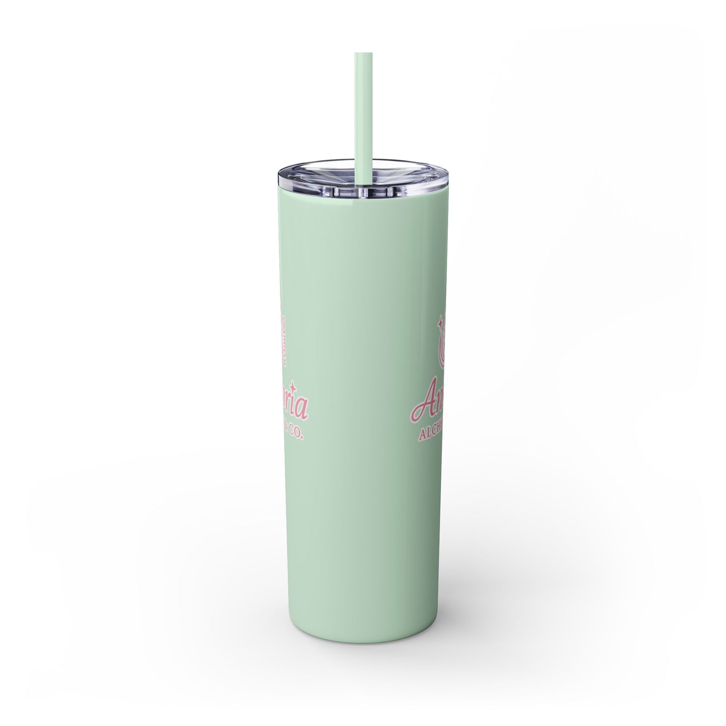 Ankoria signature collection Elegant Custom Skinny Tumbler with Straw | 20oz - Perfect for Every Occasion