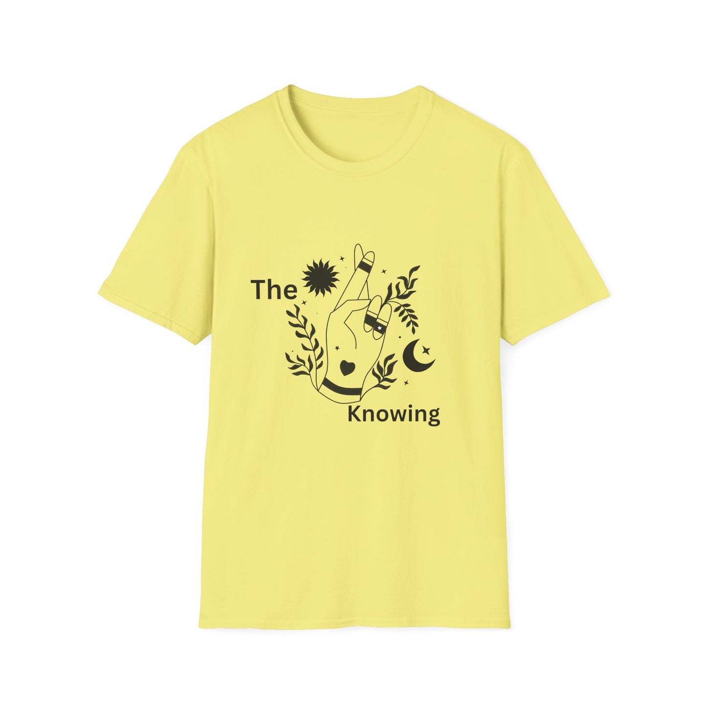 Unisex Softstyle T-Shirt - "The Knowing" Floral Graphic Tee