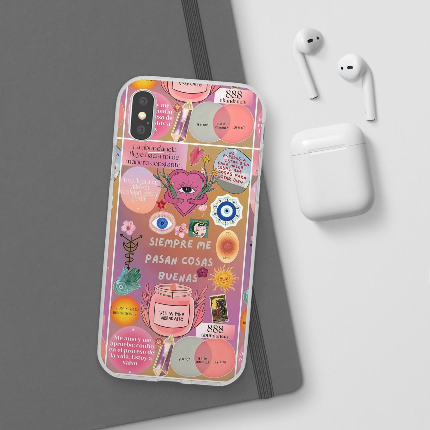 Colorful Affirmation Phone Cases, Positive Vibe Cases for iPhone, Flexible Phone Protection, Unique Gifts for Friends