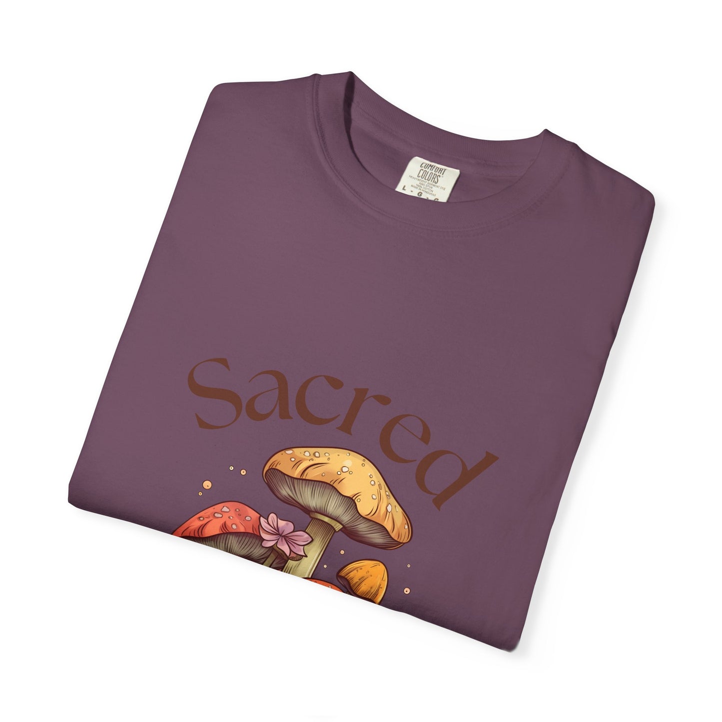 Sacred Mushroom Unisex Garment-Dyed T-Shirt