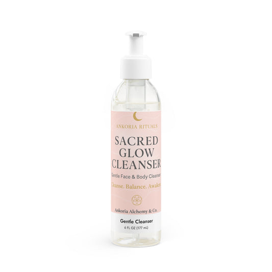 ✨ Sacred Glow Cleanser Gentle Face & Body Cleanser Cleanse. Balance. Awaken. Purifica. Equilibra. Despierta., 6oz