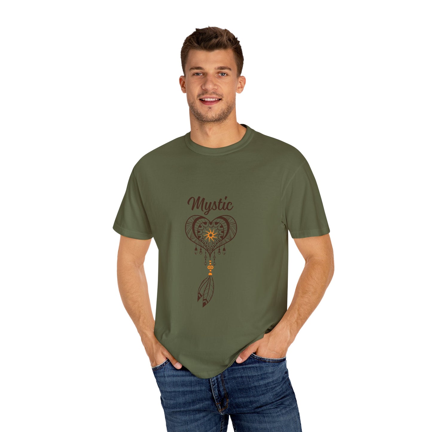 Mystic Heart Unisex T-shirt – Bohemian Style Graphic Tee