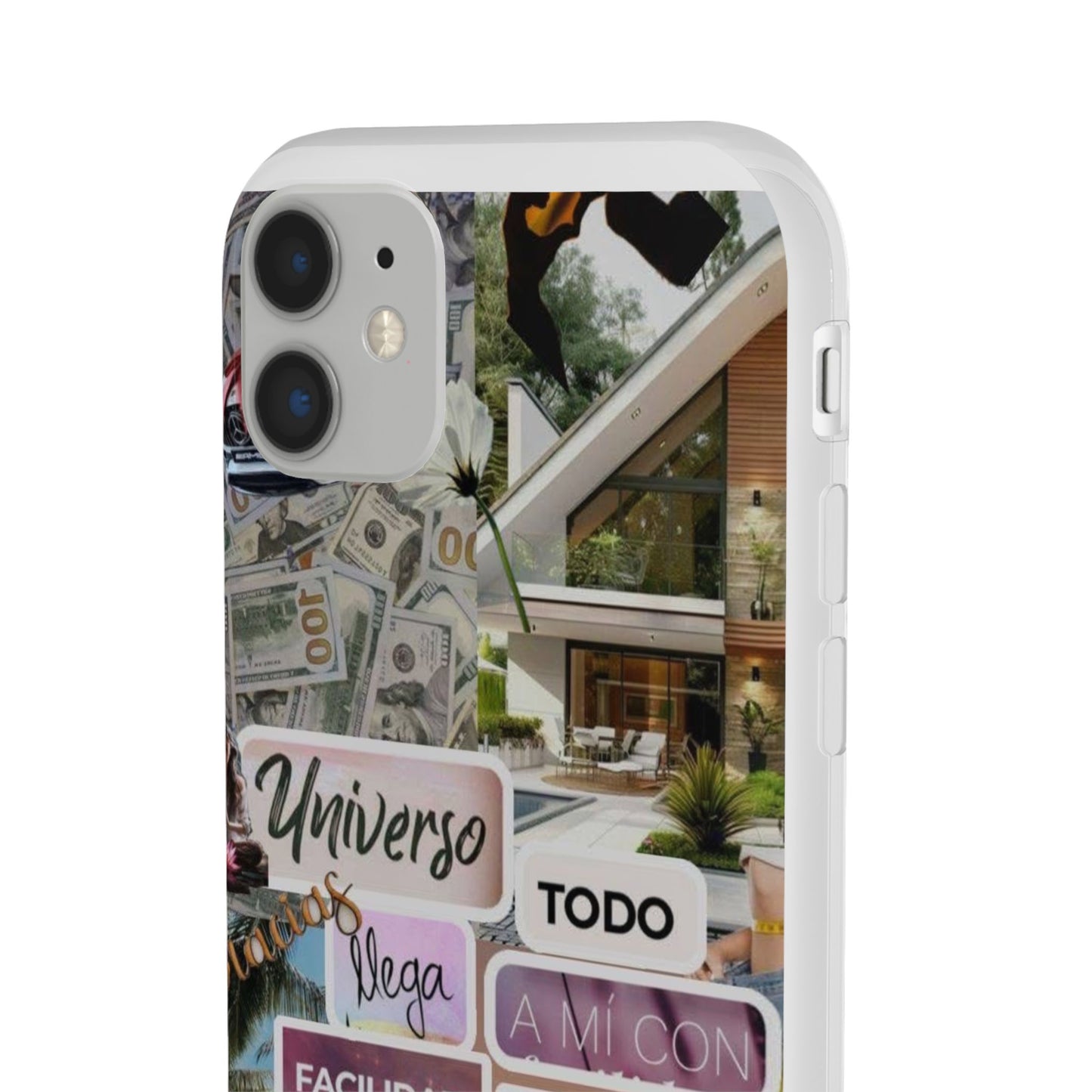 Vibrant Flexi Phone Case with Inspirational Quotes, Bohemian Style, Perfect Gift for Friends, Travelers, Birthdays, Everyday Use