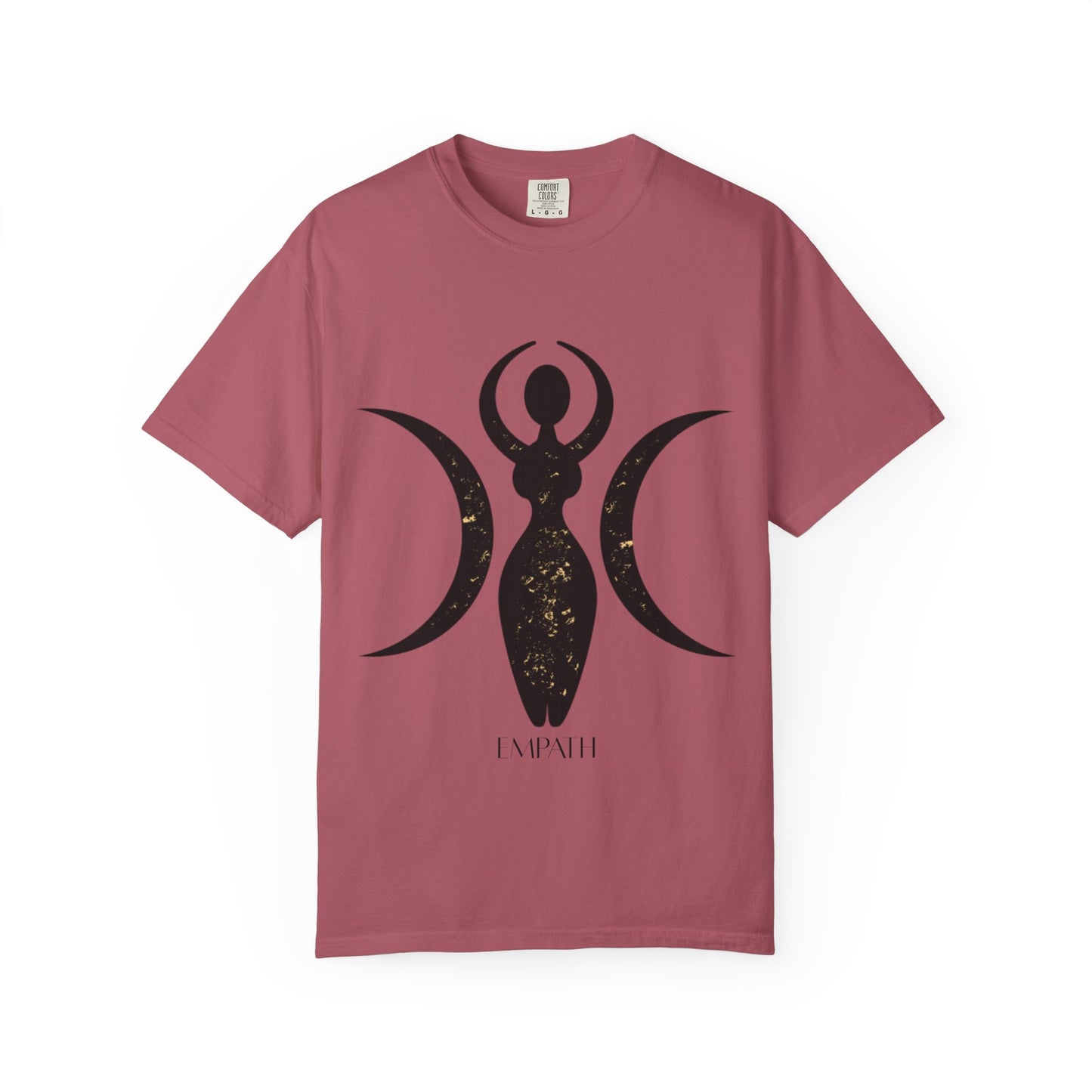Empowered Goddess Unisex Garment-Dyed T-Shirt | Celestial Design | Perfect for Self-Care and Spiritual Celebrations