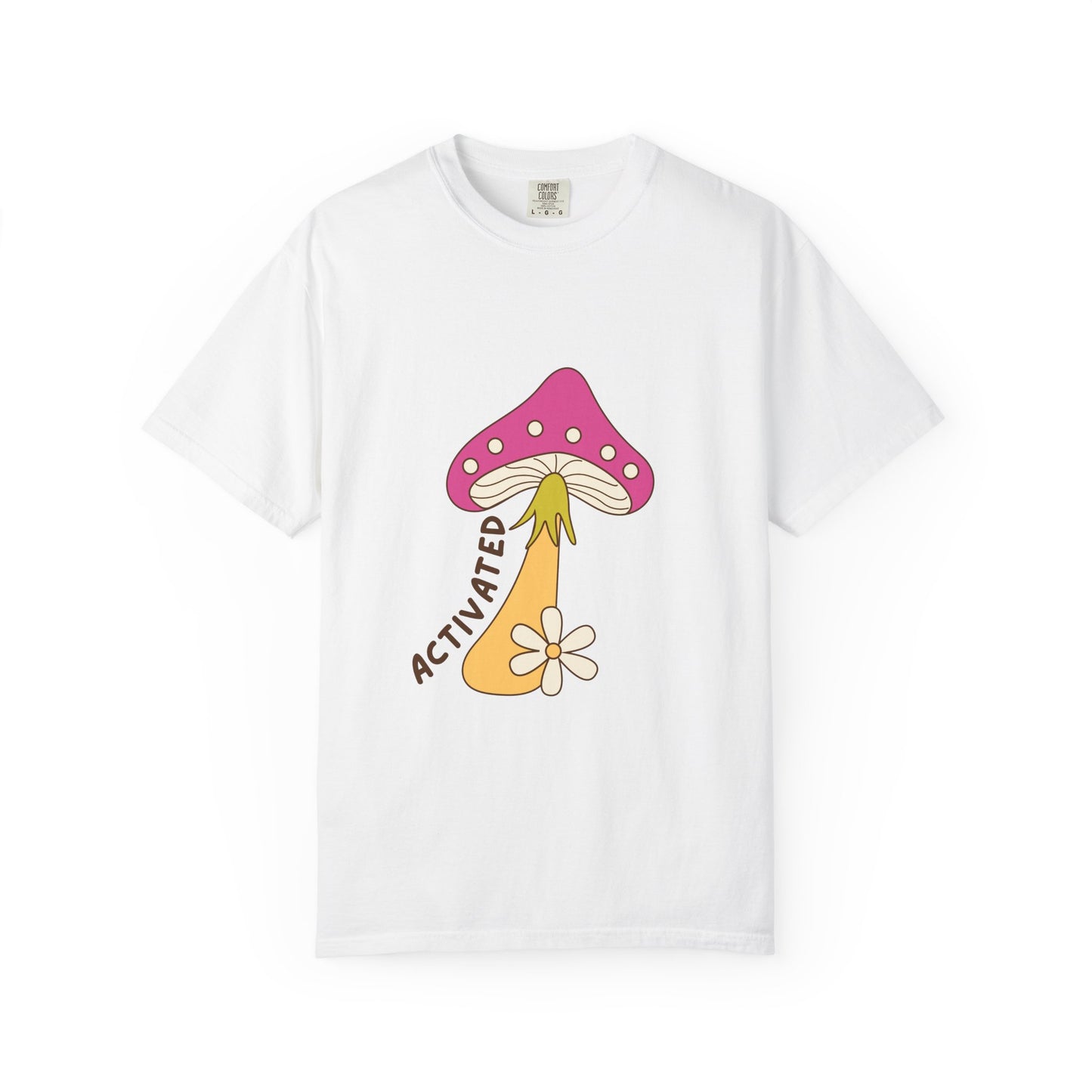Activated Mushroom Unisex T-Shirt - Groovy Graphic Tee for Nature Lovers