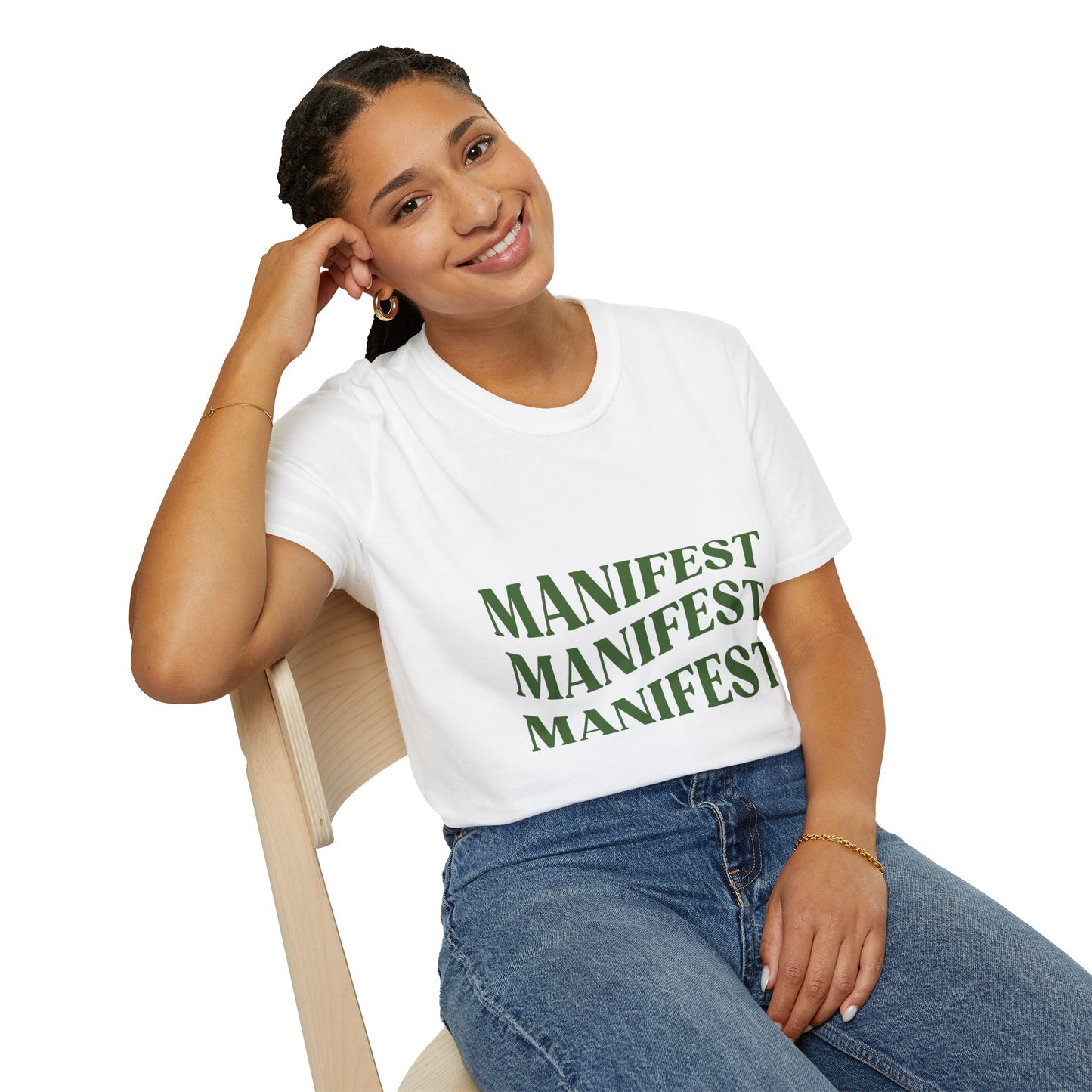 Manifest Softstyle Unisex T-Shirt - Positive Vibes for Everyday Wear