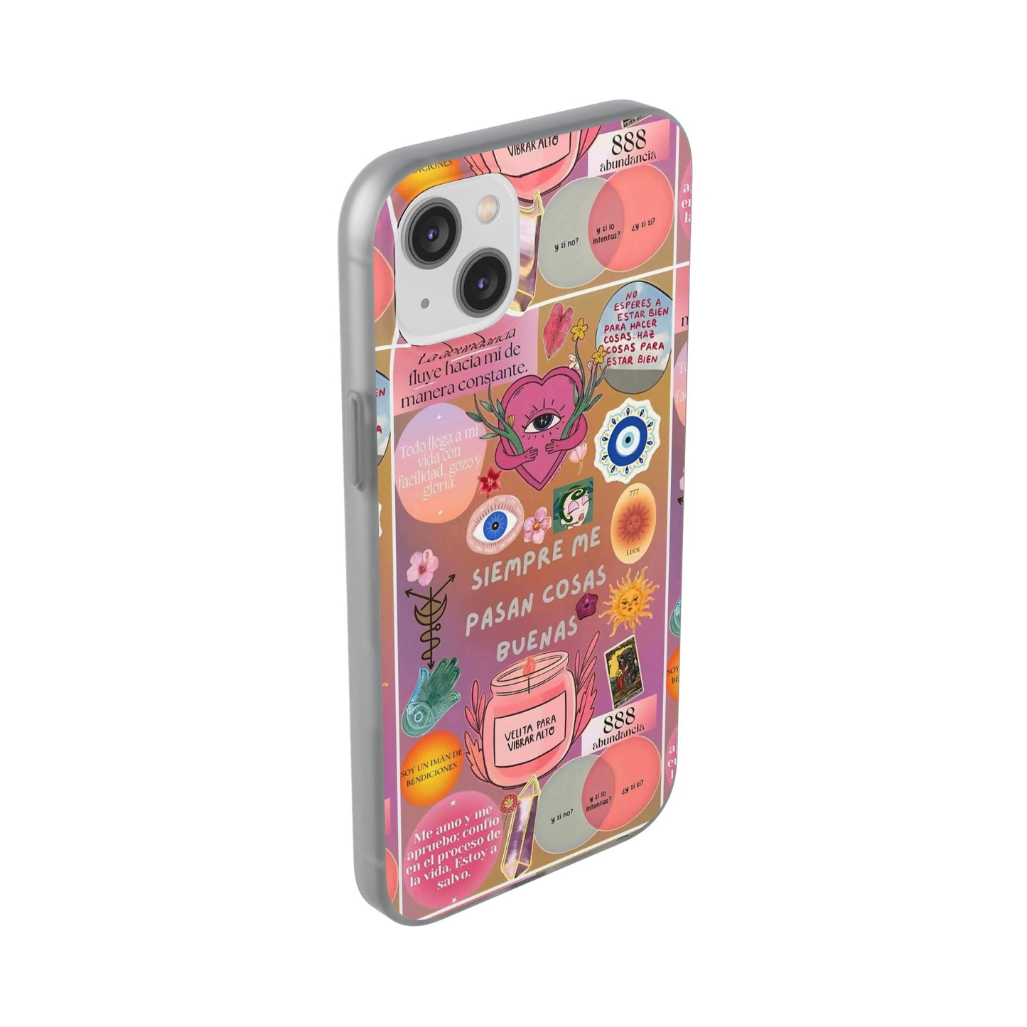 Colorful Affirmation Phone Cases, Positive Vibe Cases for iPhone, Flexible Phone Protection, Unique Gifts for Friends