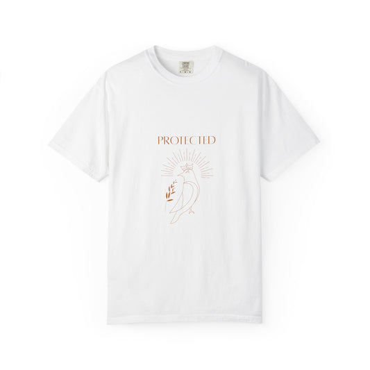 Protected Unisex Garment-Dyed T-Shirt | Nature-Inspired Graphic Tee