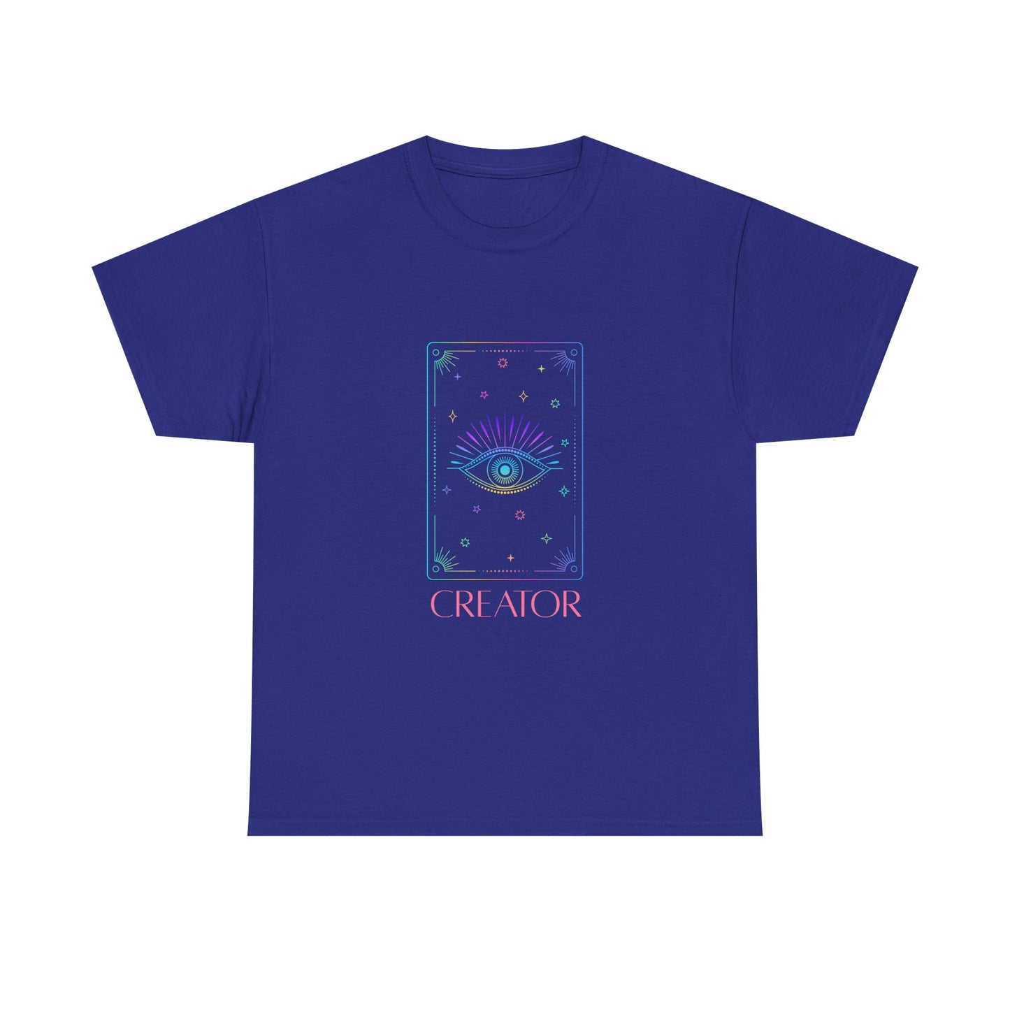 Creator Eye Unisex Heavy Cotton Tee - Artistic & Spiritual Design