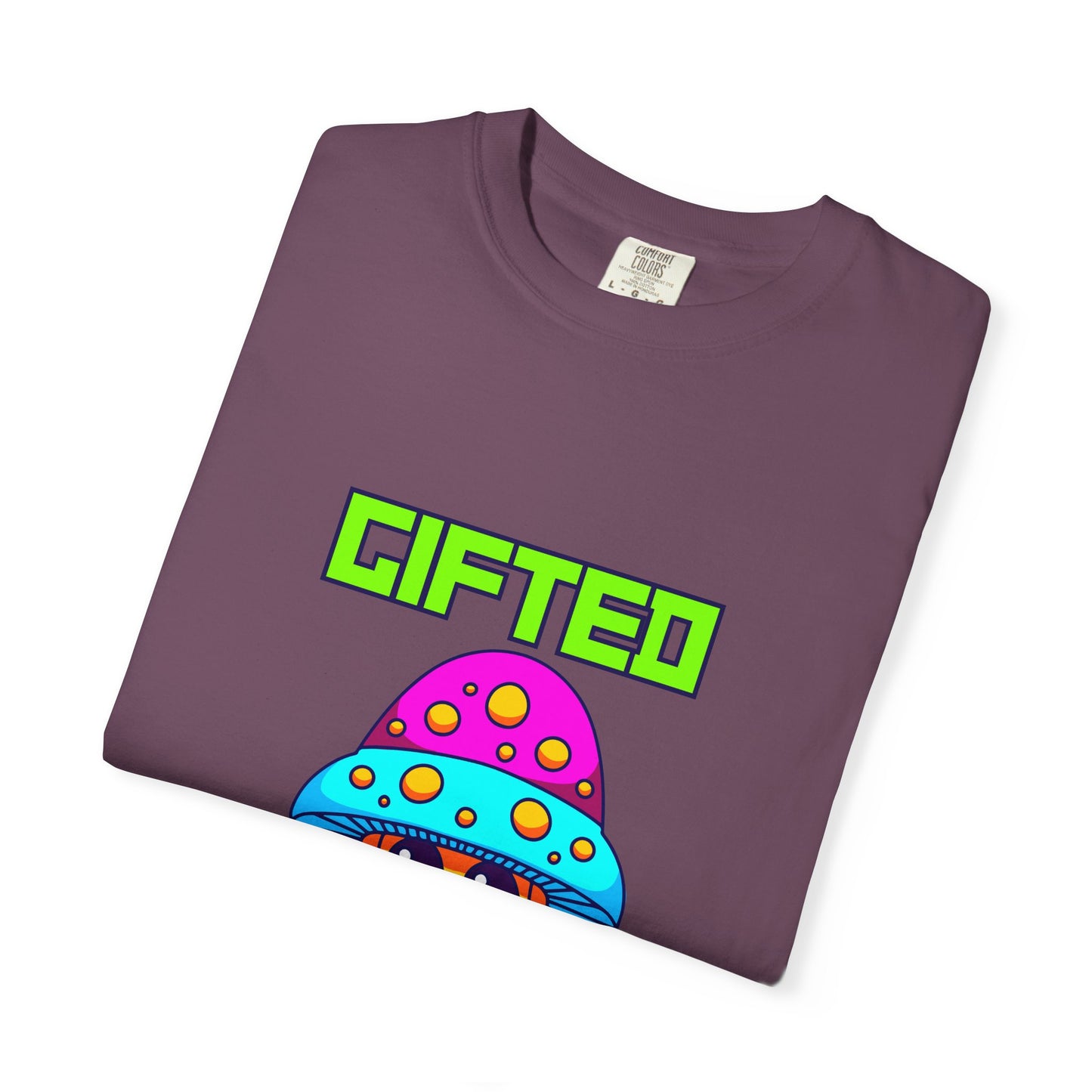 Gifted Mushroom T-Shirt - Colorful Unisex Garment-Dyed Tee